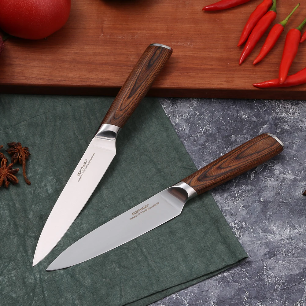 Набор японских поварских ножей, Профессиональный кухонный нож, Германия 1,4116, нож для приготовления овощей из высокоуглеродистой стали