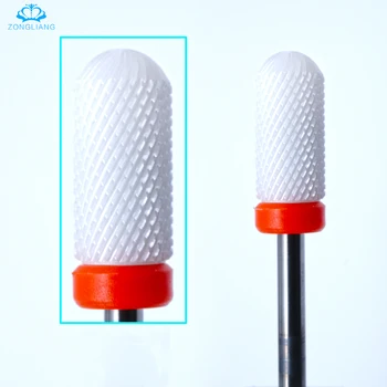 

removing gel varnish ceramic nail drill bit manicure pedicure Apparatus electric nail drill Milling cutter for manicure