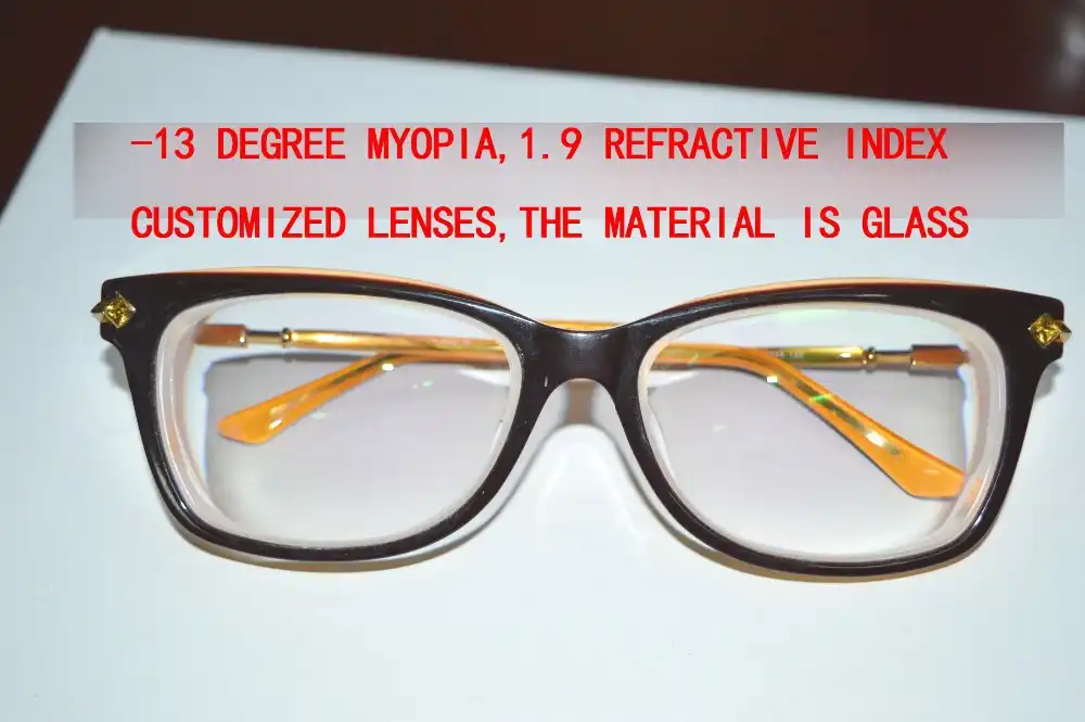 1.9 REFRACTIVE INDEX HIGH NUMBER CUSTOMIZED LENSES MATERIAL IS GLASSES