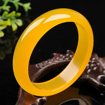 

Koraba Fine Jewelry 58-62mm Chinese Natural Beautiful Emerald Yellow Nephrite Jade Bangle Bracelet Free Shipping