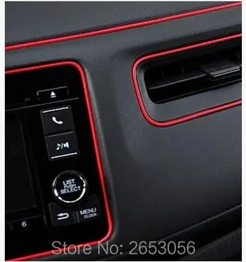 

5M Car Styling Interior Moulding Decorative Trim Line For Fiat 500X 500L 500 C 600 Albea Bravo 2 Croma 2 DS 3 4 5 Accessories