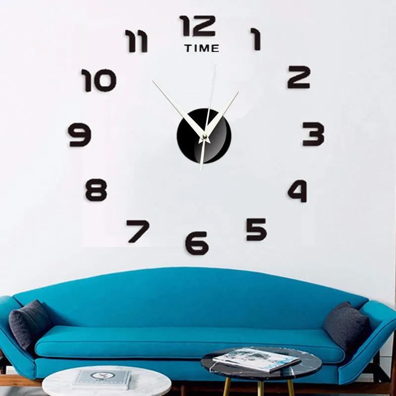 Новые часы настенные часы 3D Diy акриловые зеркальные наклейки домашний Декор Гостиная кварцевые иглы