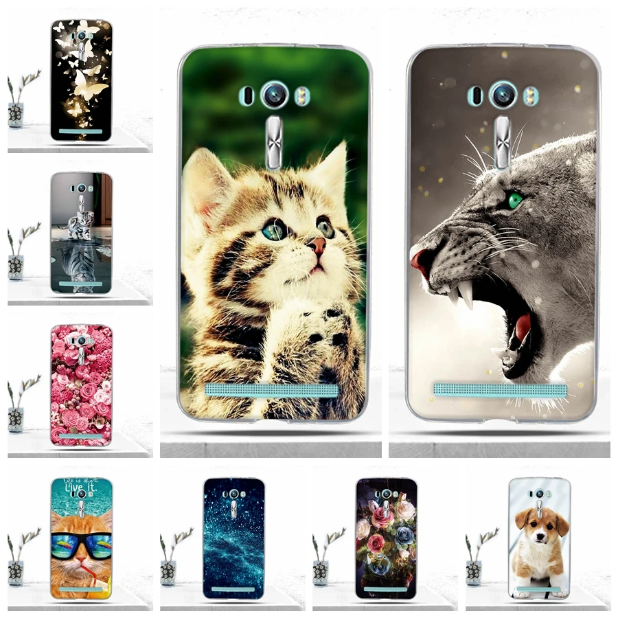 

For Asus ZenFone 2 Laser ZE550KL 5.5" Case Soft Silicone TPU Cover Case for Asus ZenFone 2 Laser ZE550KL Phone Cover Cases Capas