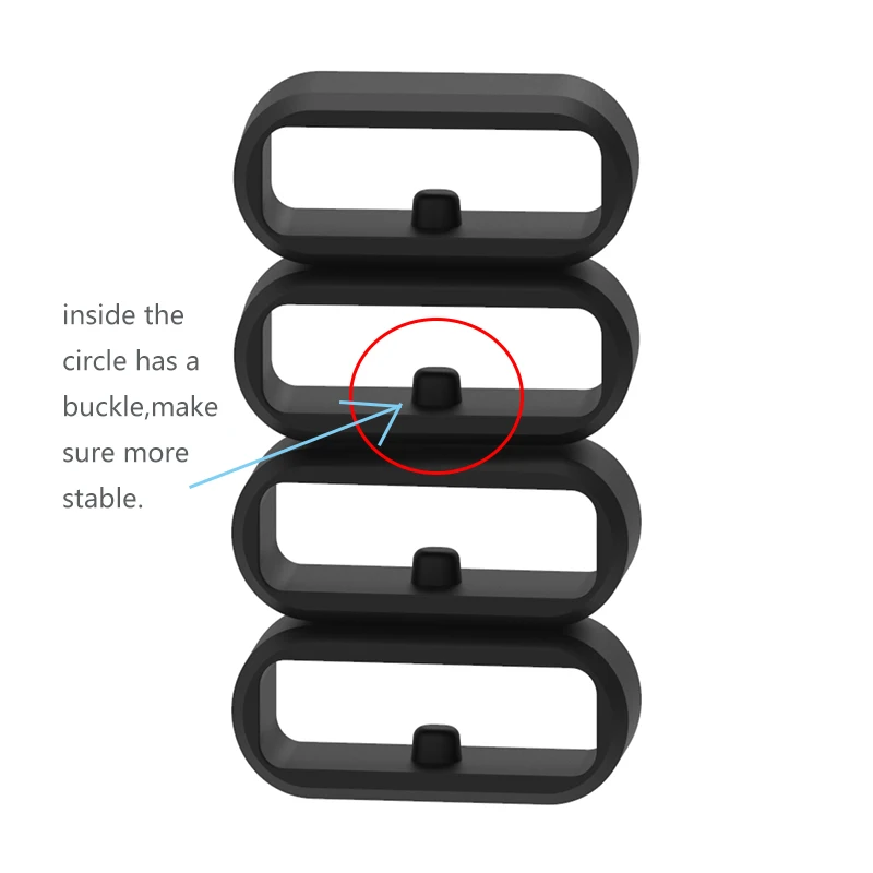 Custode per cinturino in silicone ECSEM per Garmin venu sq/vivoactive 3  cinturino in gomma per Amazfit BIP U/S gts2 tappo per cinturino fissaggio  fermo|Smart Accessories| - AliExpress