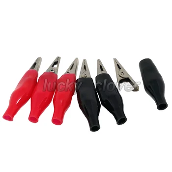 

Free shipping 100pcs 44MM Alligator Clip Clamp FOR Testing Probe Meter
