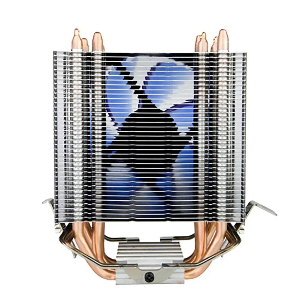 2 Heatpipes CPU برودة TDP 160 W 90 مللي متر LED وحدة المعالجة المركزية مروحة مبادل حراري من الألومنيوم ل LGA 775/1150/1151 /1155/1156/1366 و FM1/2 ، AM2 +/3 +