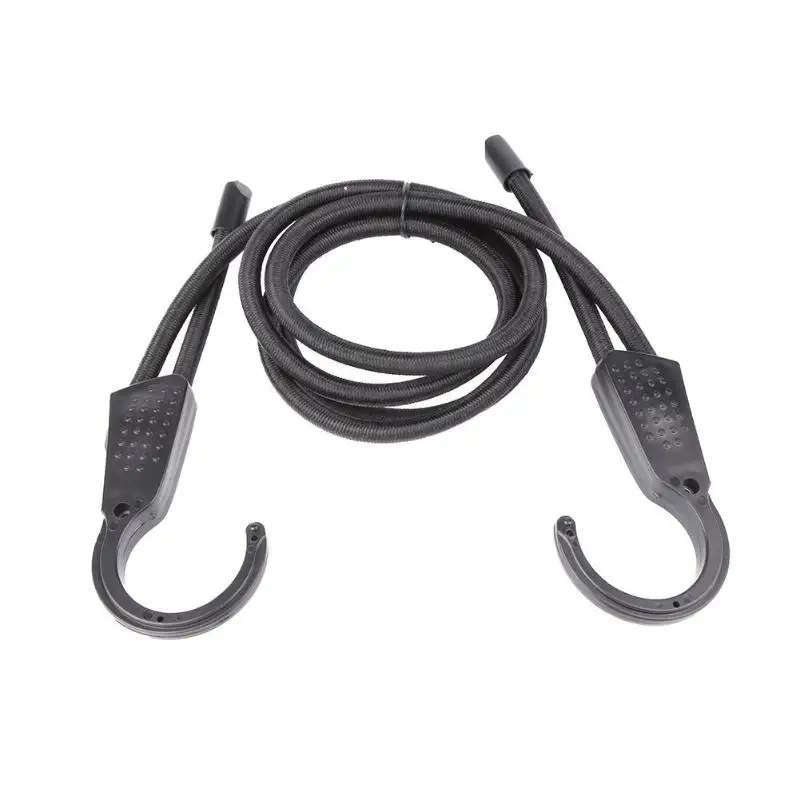 

Adjustable 1.5m Stretch Elastic Bungee Cords Hooks lightweight Bikes Rope Tie Car Luggage Roof Rack Strap Hooks