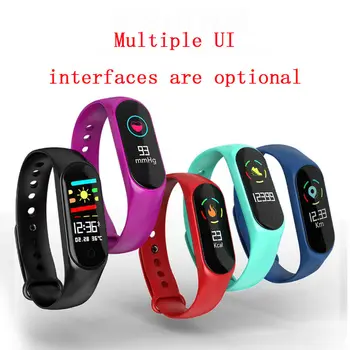 

M3S Smart Band Watch Sport Bracelet Fitness Activity Tracker Blood Pressure Heart Rate Sleep Monitoring Health Wristband