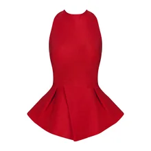 Хорошее качество шикарные оборки сексуальные с перекрещивающимися ремешками на спине бандажный Топ майка оптом