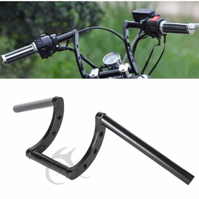 Drag Handlebar 1" Z Bars For Harley Custom Chopper Bobber Softail Dyna