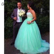 Милое 16 Платье милое vestido longo de 15 anos мятно-зеленое Пышное Платье с блестками бисерный лиф-корсет 15 лет платье