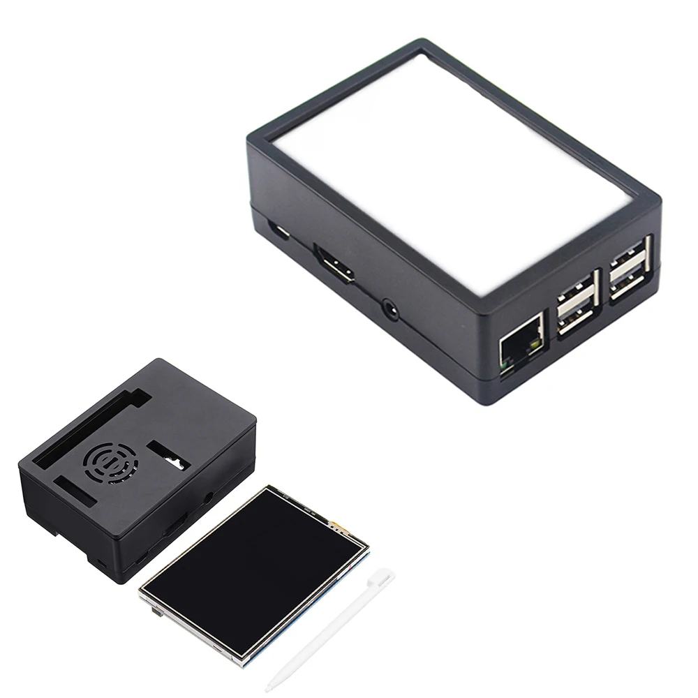 

3.5'' TFT LCD Touch Screen Module + Case RGB Display Board For Raspberry Pi 3