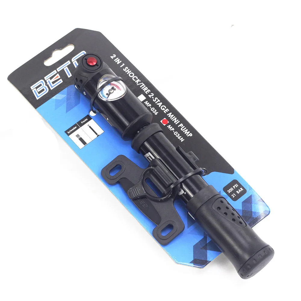 dual valve bike pump
