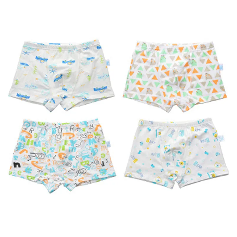 1Pcs Cotton Baby Boys Panties Children Underwear Cartoon Boys Shorts