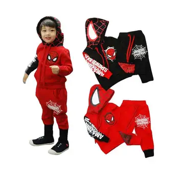 

Spiderman Children Boys Clothing set Baby Boy Spider man Sports Suits 2-6 Years Kids 2pcs Sets Spring Autumn Clothes Tracksuits