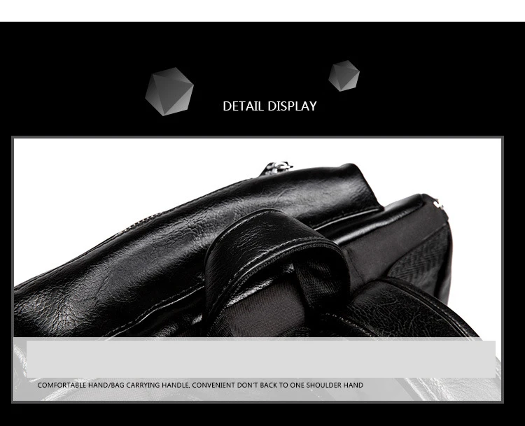 Элегантный дизайн большой вместительности мужской s PU кожаный рюкзак для путешествий повседневные мужские рюкзаки дорожный рюкзак оптом