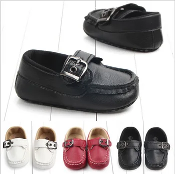

DHL 200pair baby boy Leather infant boy shoes black baby shoes Newborn leather shoes for 0 -1year babies First Walkers