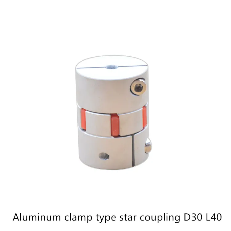 cheap D30 L40 jaw flexible motor coupling aluminium CNC spider flexible jaw coupler 10x10mm 12mm 12.7mm 13mm 14mm 15mm 16mm