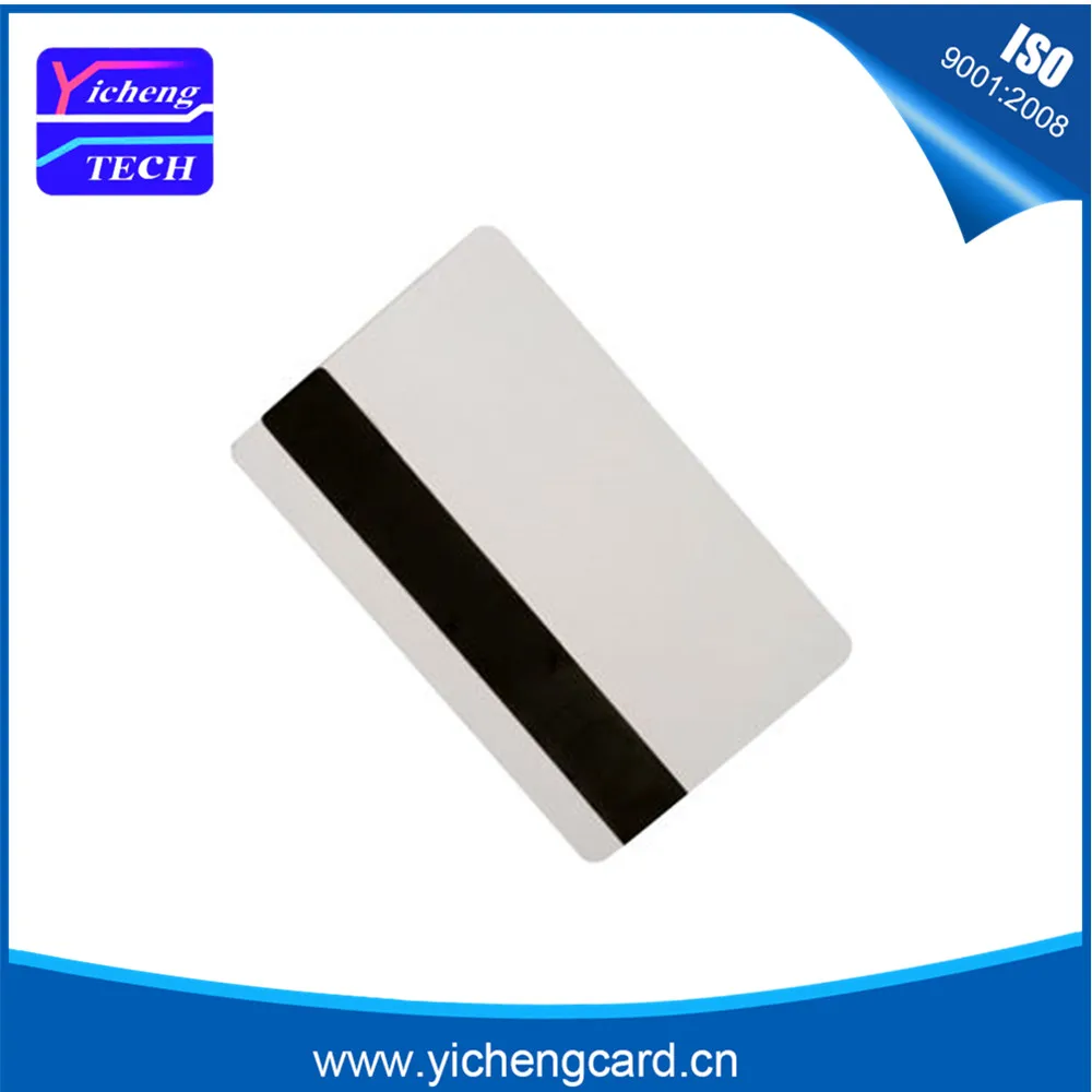 10 шт. пустой белый ПВХ Hico 1-3 карточки с магнитной полосой Пластик кредитной карты 30mil магнитных карт с печати для принтера карты