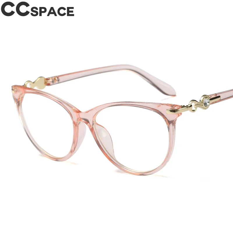 45584 Кристальные бриллиантовые кошачьи глаза очки оправа женские трендовые стили новые ретро брендовые дизайнерские оптические модные компьютерные очки
