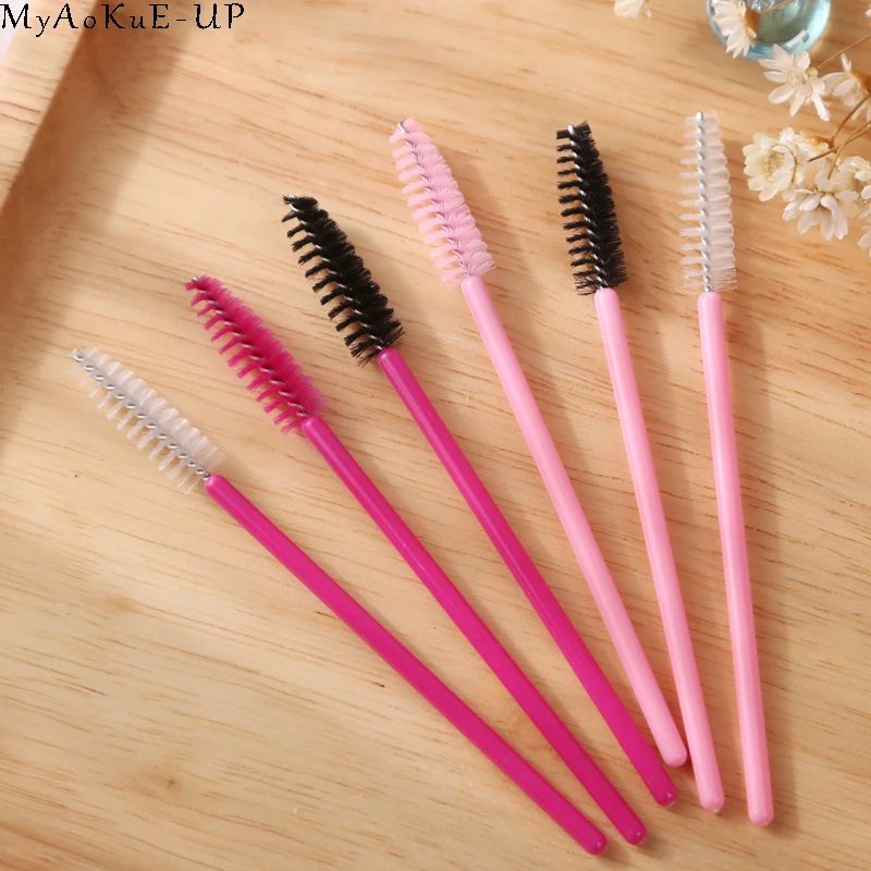 

29 Mix Color 200 pcs Mascara Wand Applicator Eyelashes Brushes High Quality Disposable Makeup Eyelash Extension Tools