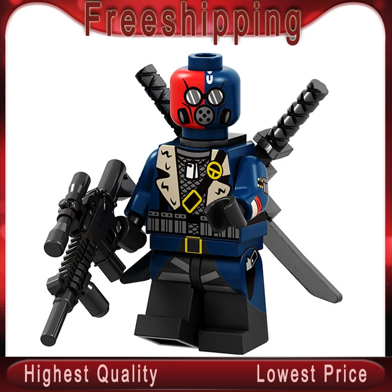 

Singel sale Legoed Wonder Woman Action Deathstroke Harley Quinn Zombie Robin Model Building Blocks For Children Gift Toys PG1720