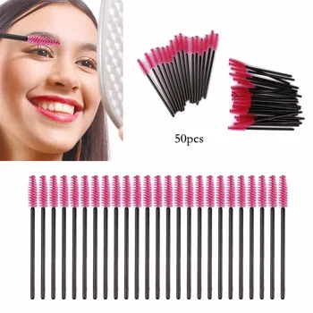 

Eyelash Extension Disposable Eyebrow brush Mascara Wand Applicator Spoolers Eye Lashes Cosmetic Beauty Makeup Brushes Tool