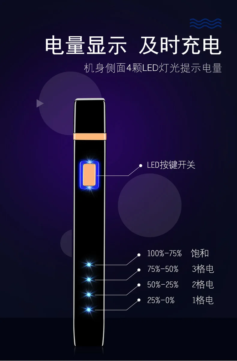 Двойная дуга Индукционная Зажигалка плазменная USB изменяющая ветрозащитный негорящий электрические зажигалки электронная сигара Зажигалка импульсная