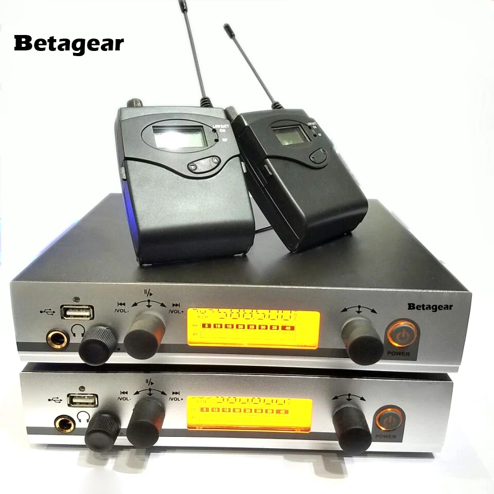 Betagear 2 комплекта 300 G3 SR IEM система мониторинга приемника канала в ухе монитор studio