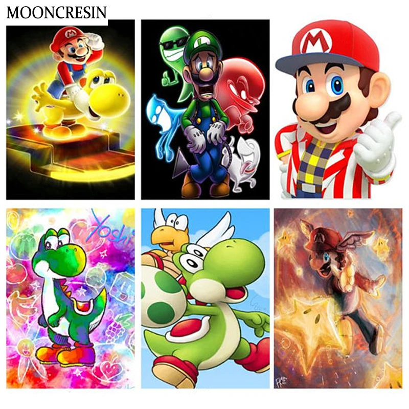 Super Mario 5D Diy Diamond Painting