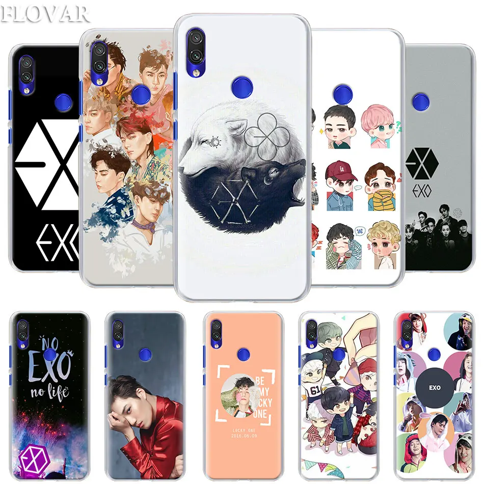

EXO band k-pop kpop Phone Case for Xiaomi Redmi 7 5 6 Pro Note 7 Pro 5 5A 6 Mi A1 A2 8 Lite 9 Case Coque