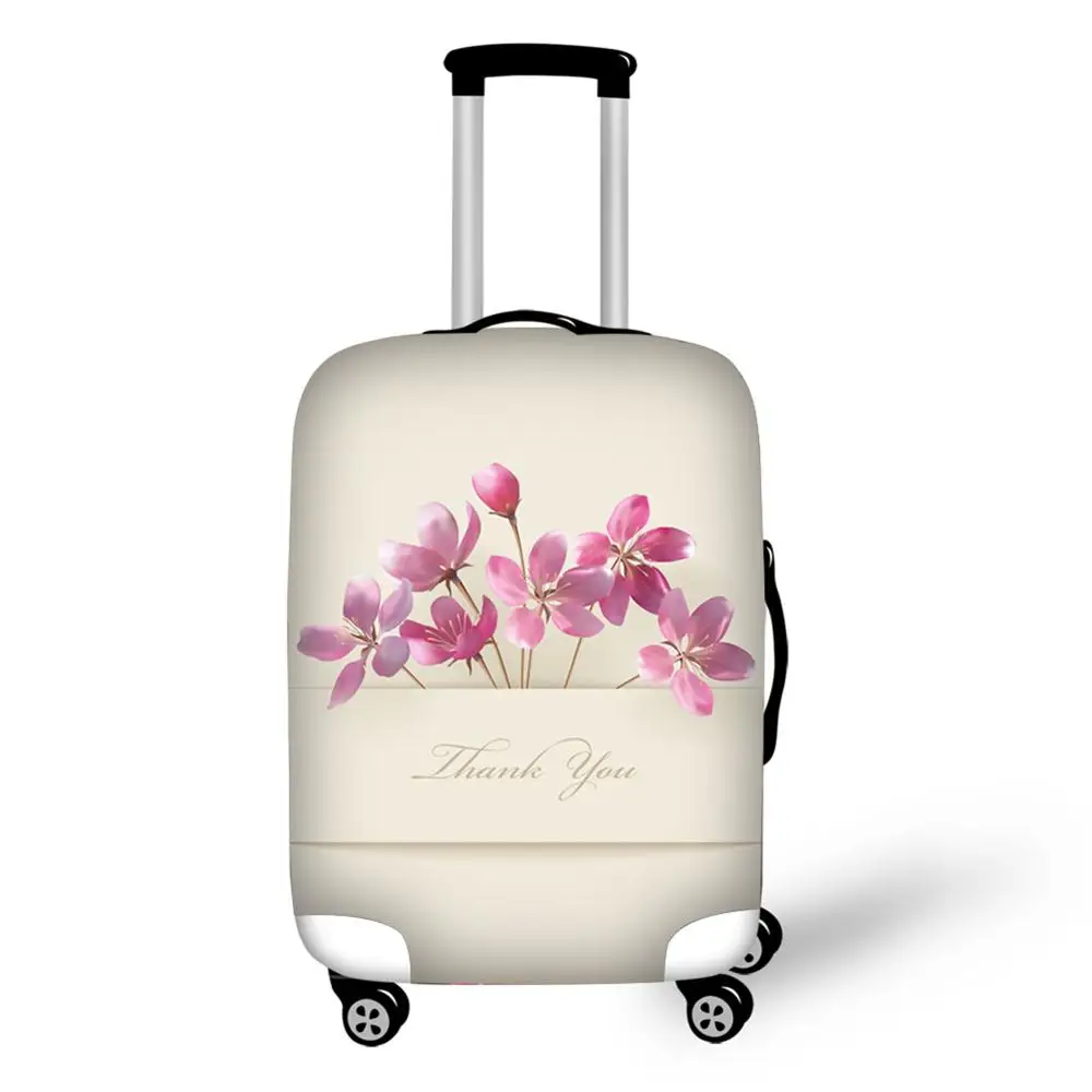 Новые эластичные Чемодан обложка Цветы тележка чемодан Для женщин студент защиты пыли сумка для путешествий аксессуары поставляет
