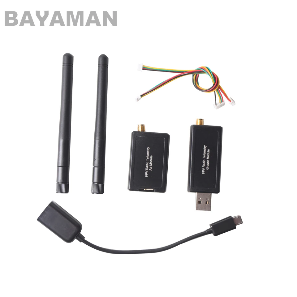 

3DR 500MW Radio Telemetry 433Mhz 915Mhz Air and Ground Data Transmit Module for APM/PX4/Pix flight control of DIY Multicopter D