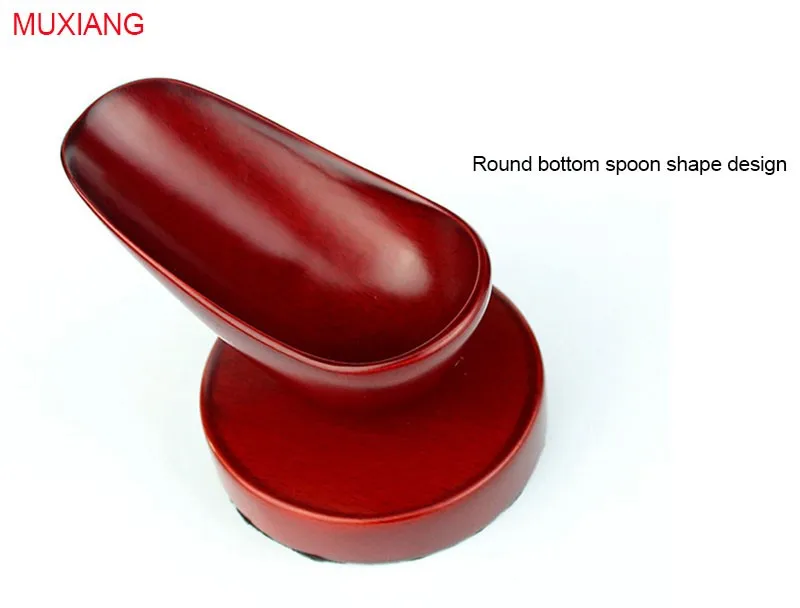 2 solid red wood round bottom 1 smoking pipe rack