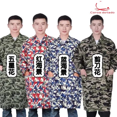 

Medical laboratory overalls labor protection long sleeves male and female health care doctors wear blue coats