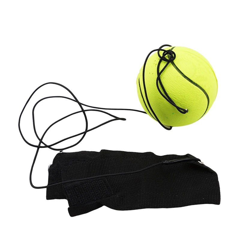 Возвратная губка резиновый мяч игра упражнения прыгающий эластичный Спорт на нейлоновой струне для детей Детский уличный игрушечный мяч