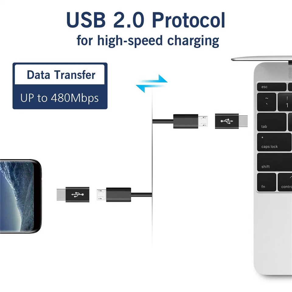 Usb type C OTG адаптер Micro usb-type C зарядное устройство USB-C для samsung Galaxy Note 8 9 S8 S9 Plus A3 A5 A7 зарядка Tipe C