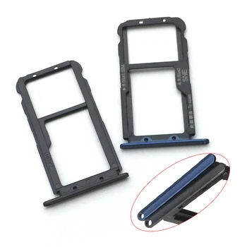 

New Micro SIM Card Tray Slot Holder Dual SIM Slot For Huawei Mate 20 lite / maimang 7 Replacement Parts