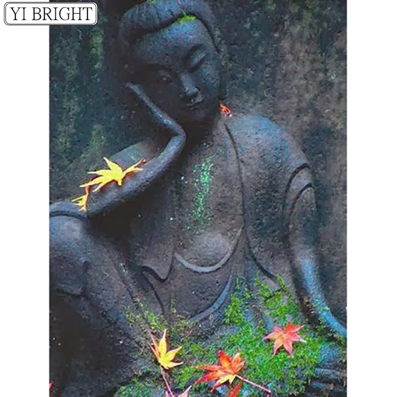 

5D DIY Full Square Diamond Painting Cross Stitch Buddha 3D Diamond Embroidery Rhinestone Mosaic Home Decoration