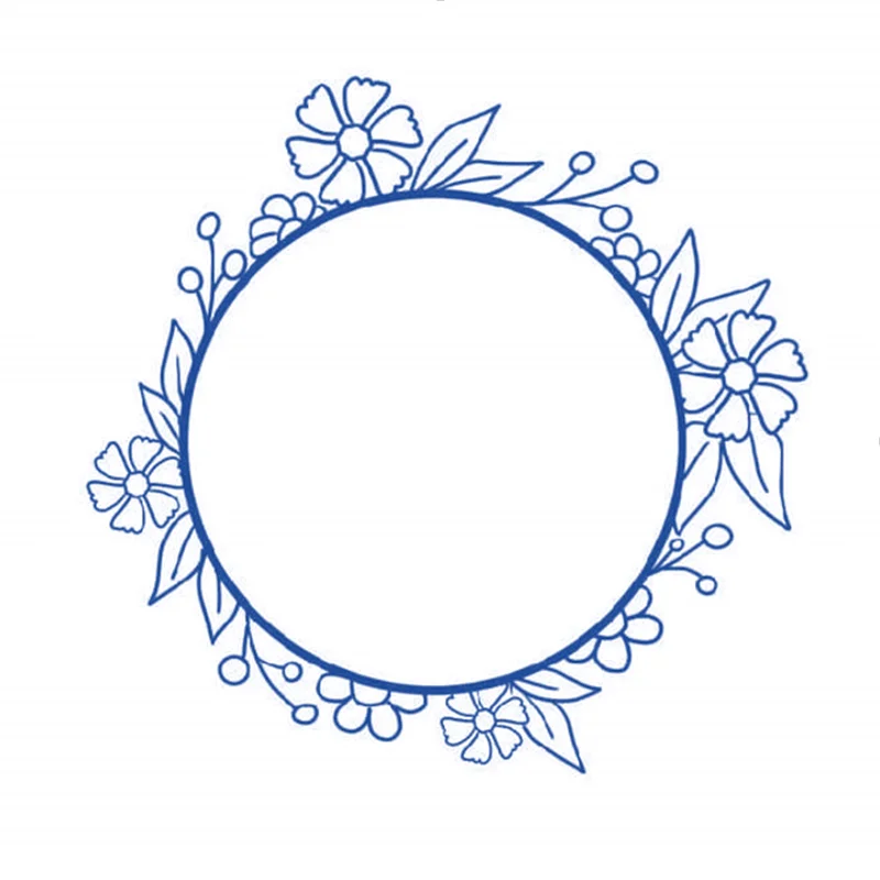

Naifumodo 103*105mm Wreath Flower Dies Paper Craft Metal Die for Scrapbooking Card Album Embossing Diecut Template New 2019