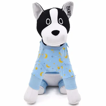

US Shipping Pet Clothes Comfortable Flimsy Jumpsuits For Puppy Cat Spring Autumn Available 2 Colors Size S/M/L/XL Pet Apparel