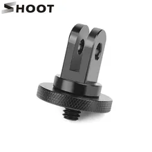 SHOOT Aluminum Alloy 1 4 inch Mini Tripod Adapter Mount for GoPro Hero 7 5 6