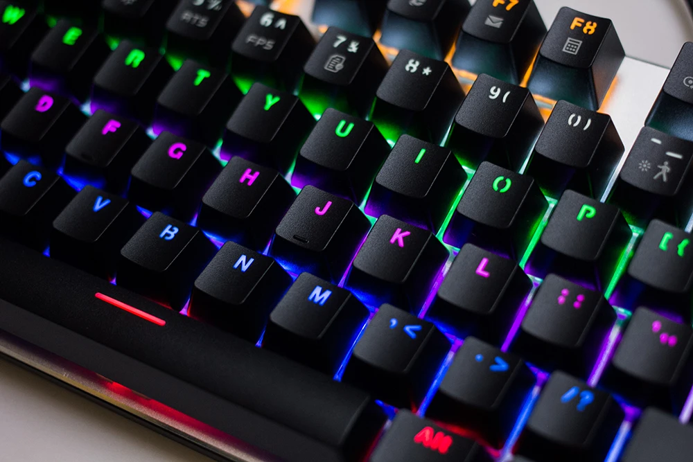 Электронная Спортивная игровая механическая клавиатура RGB светодиодный эргономичный дизайн Pro Gamer клавиатура английская Русская раскладка