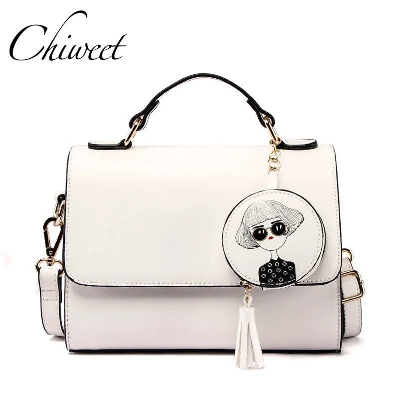 

Luxury Handbags High Quality Tote Bag Ladies Shoulder Bags With Coin Purse Pendant Designer Leather Square Women Messenger Bags
