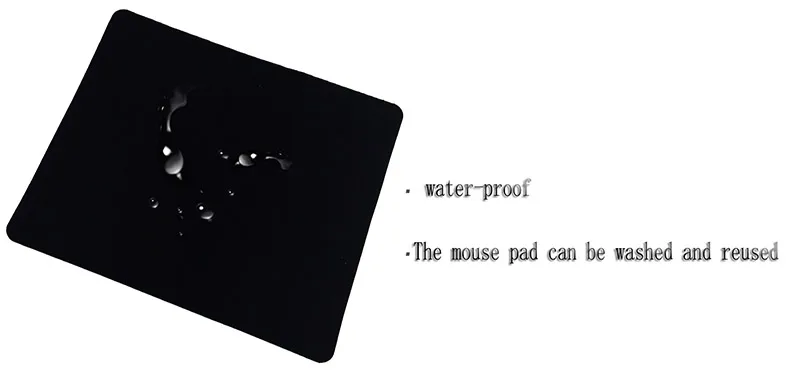 Mairuige black PC gaming mouse pad 22X18/24X20X0.12CM diving material anti-skid computer mouse pad for dota2 Star Wars csgo mat