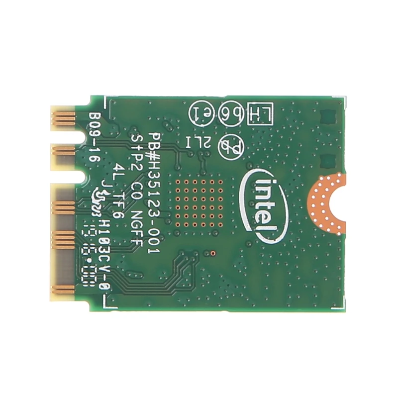 Intel Dual Band Bluetooth Wireless AC 3165 BT4.0 2 4G/5G 433M NGFF NGW сетевая карта|Сетевые карты| |
