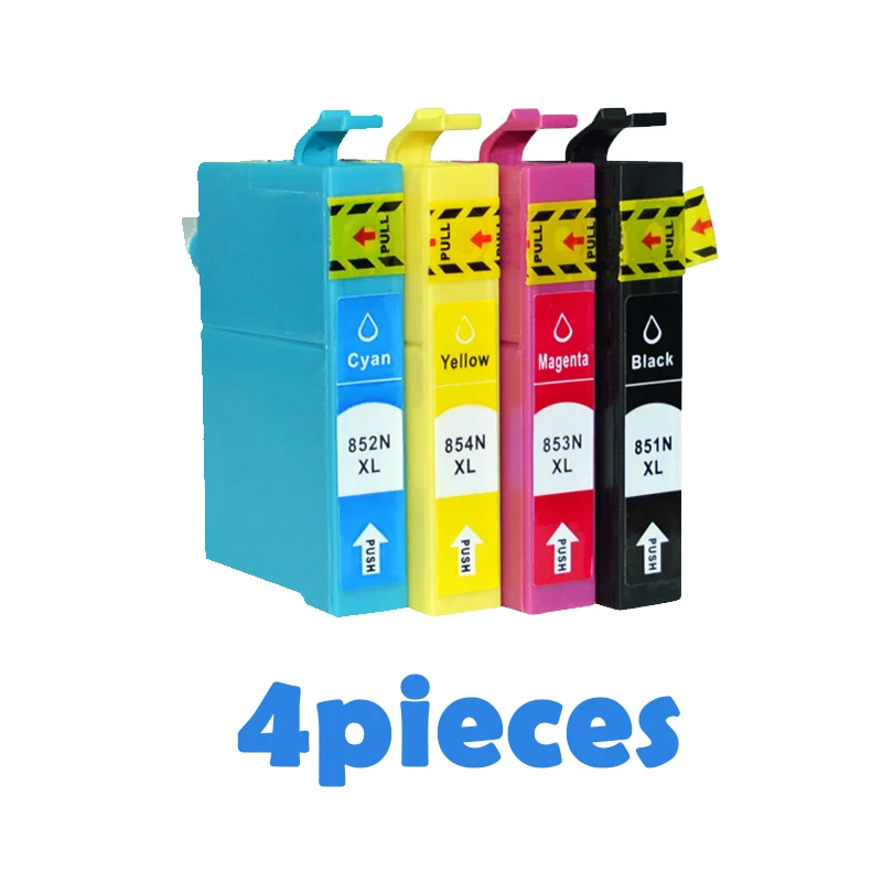 4pcs compatible ink cartridges For Epson T0851 T0852 T0853 T0854 For