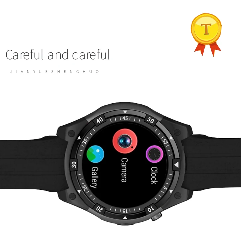 Лучшие продажи мужские Смарт-часы 3g wifi gps 8 GB rom 512 MB ram 1," Smartwatch сотовый телефон часы Пульс ритм android 5,1 наручные часы