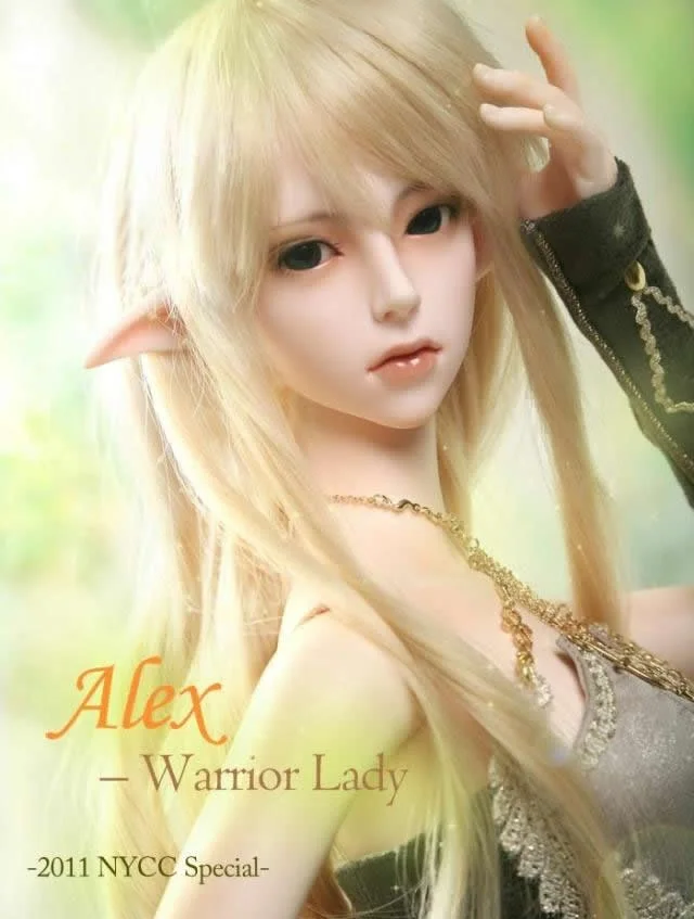 

recast 1/3 scale BJD nude doll about 60cm BJD doll elf girl Alex.not include clothes;shoes and wig