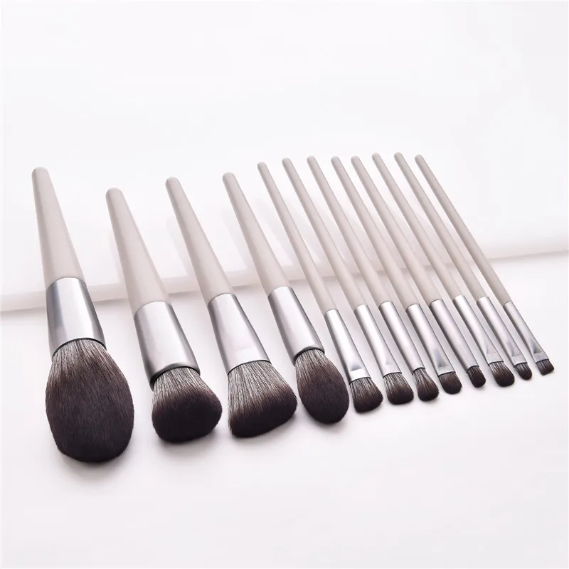 

8/12pcs Makeup Brushes set Elegant Wooden Multifunctional Brushes Cosmetic Micro Tools make up brushes kit T12077